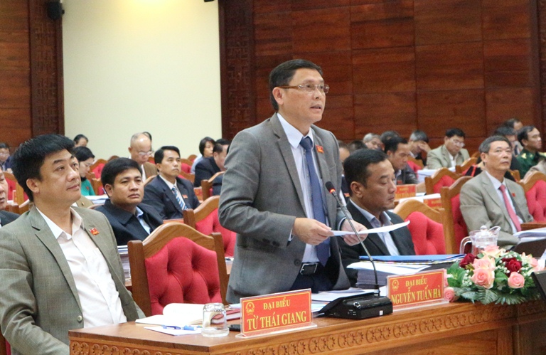 Sôi nổi phiên thảo luận tại Kỳ họp thứ 11 HĐND tỉnh khoá IX nhiệm kỳ 2016 - 2021